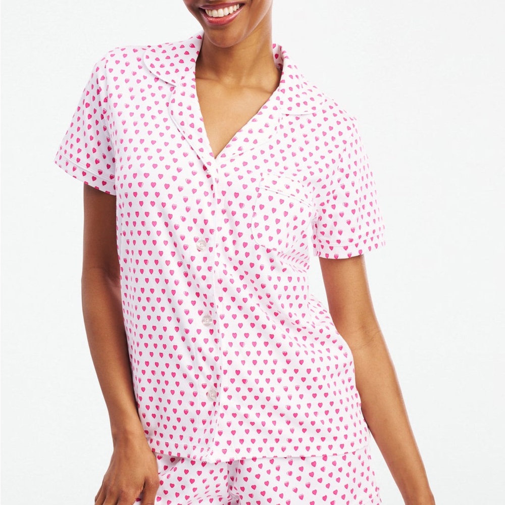 Roller Rabbit Pink Heart Pajama Set